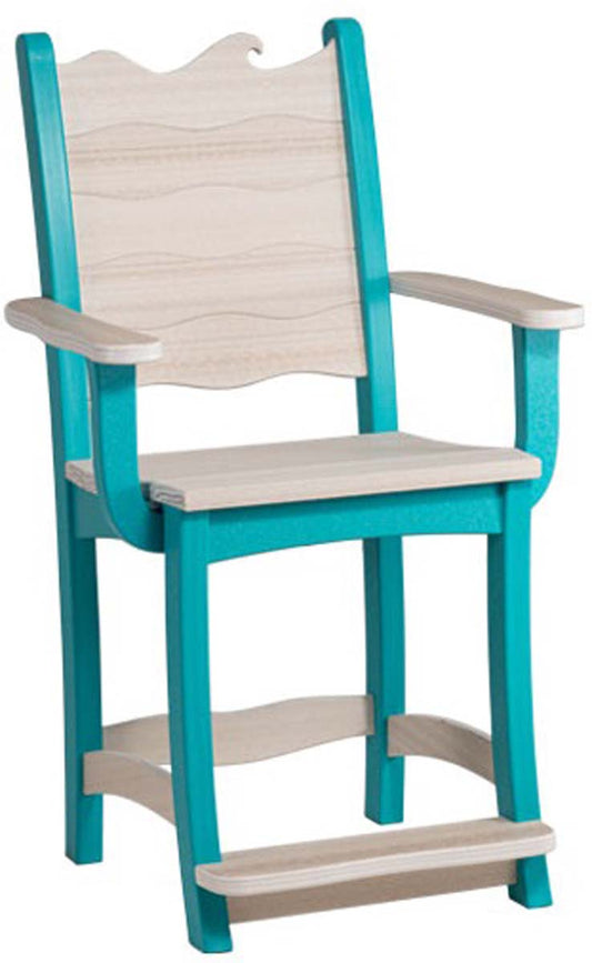 Wave Counter Arm Chair