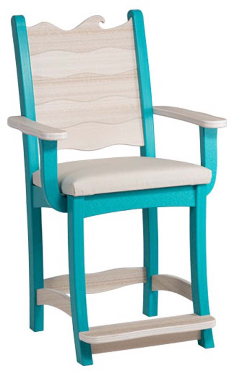 Wave Counter Arm Chair