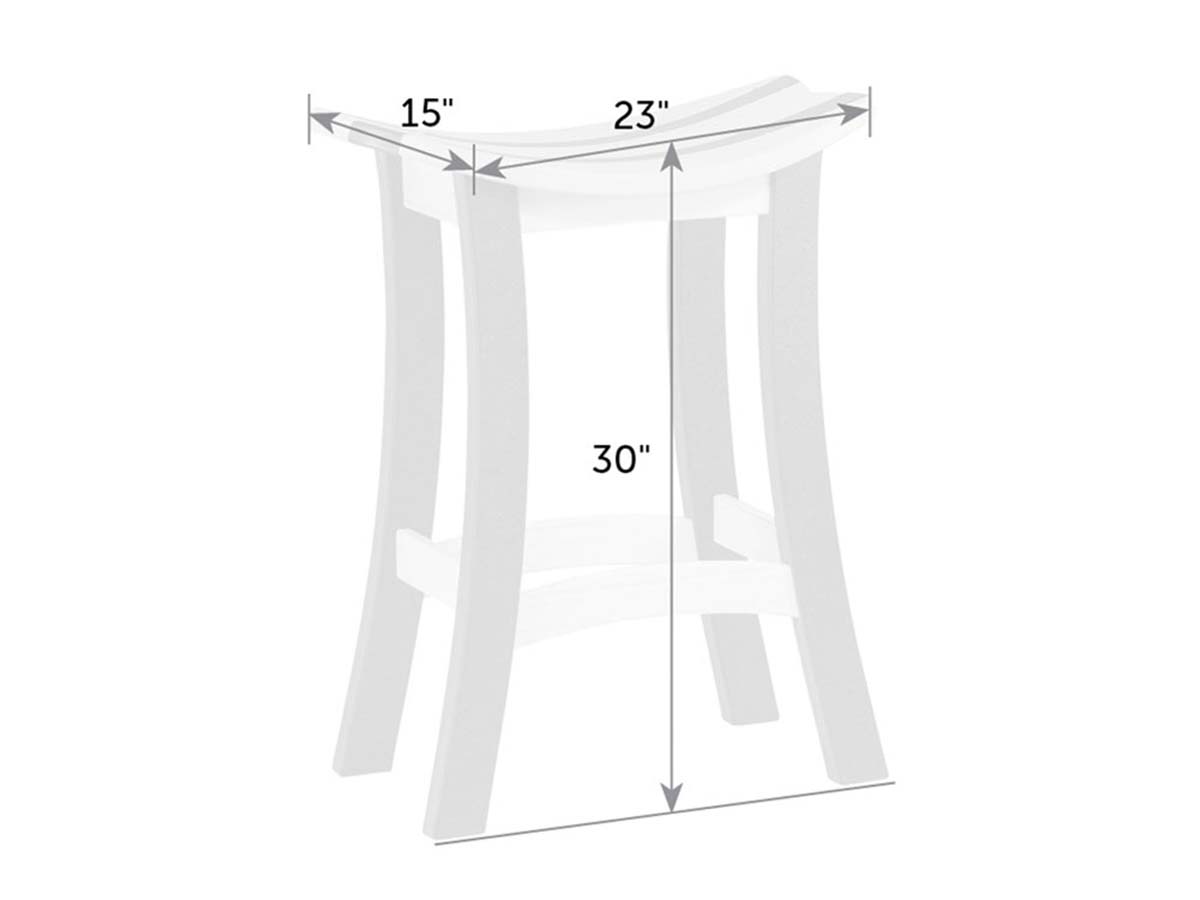 Wave Surfboard Bar Stool