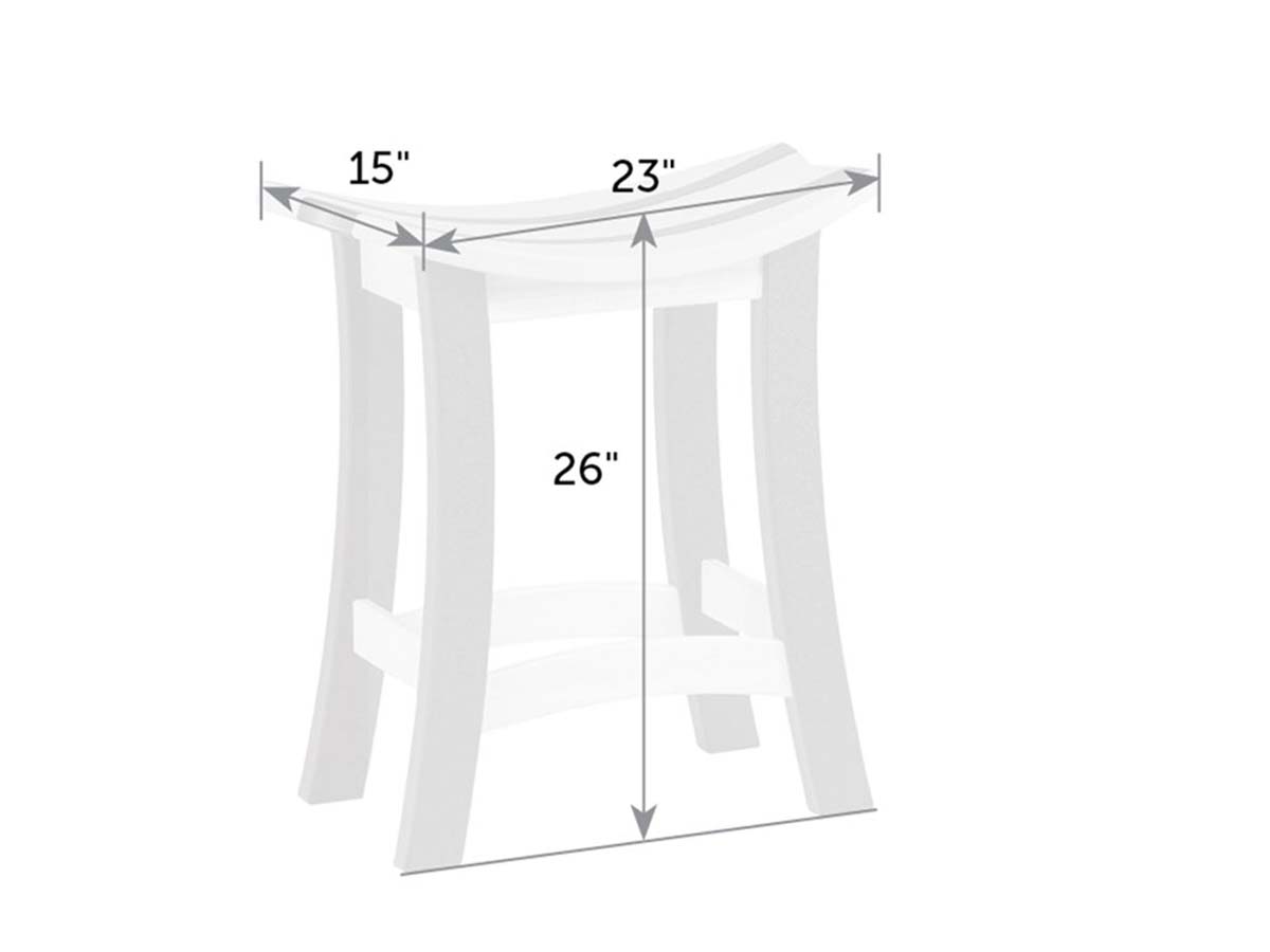 Wave Surfboard Counter Stool