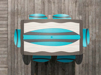 Wave Surfboard Counter Stool