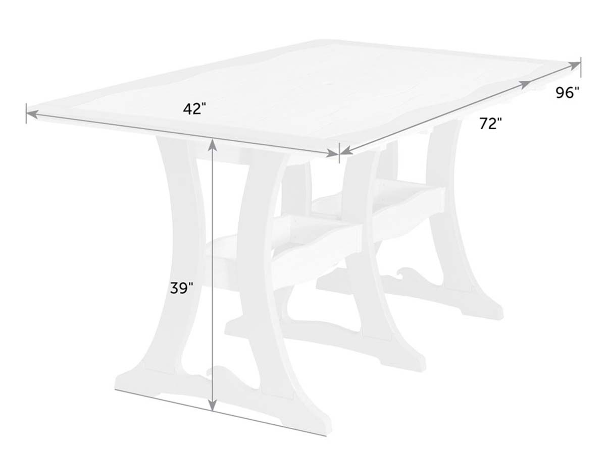 Wave Bar Table