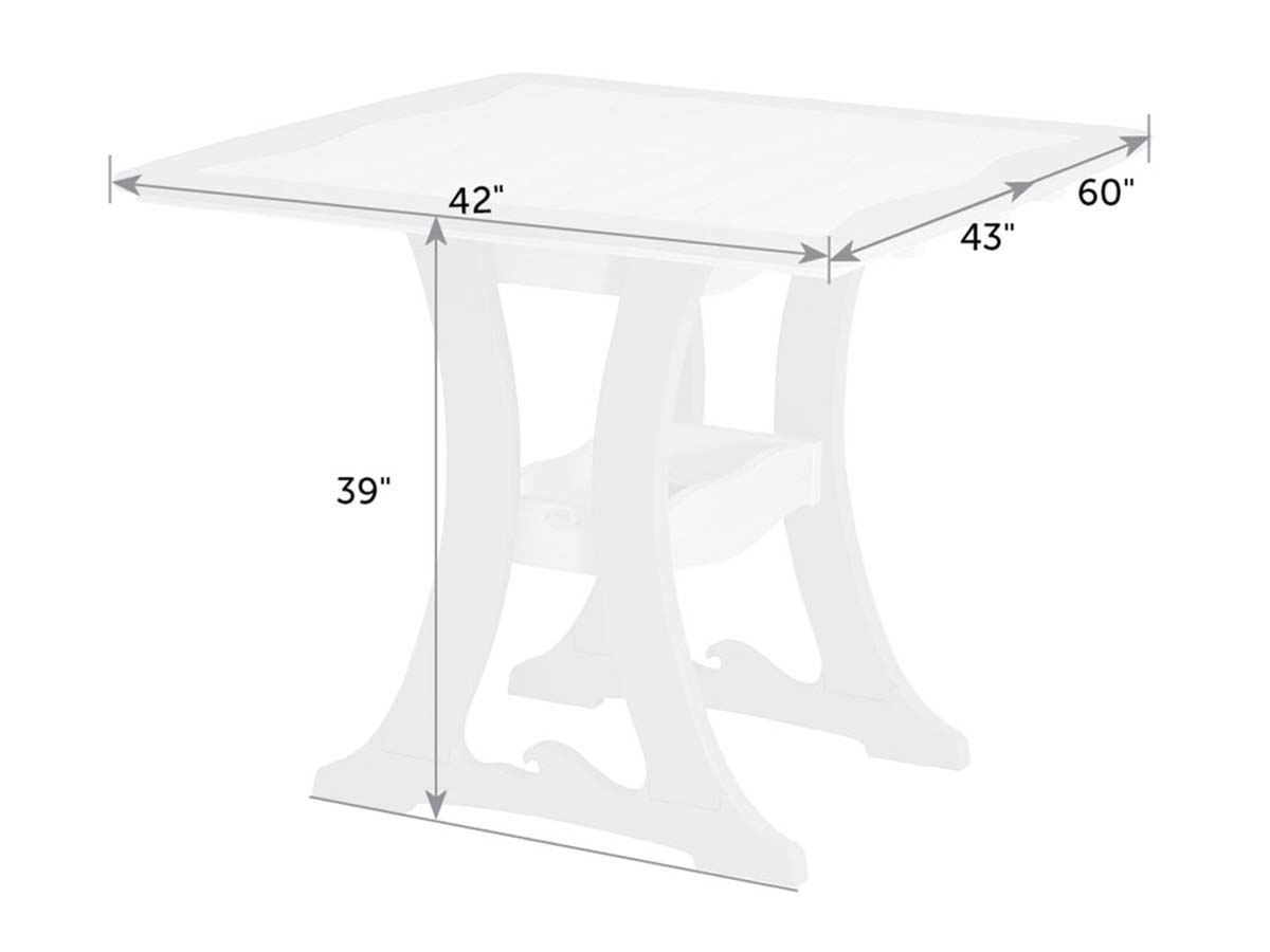 Wave Bar Table