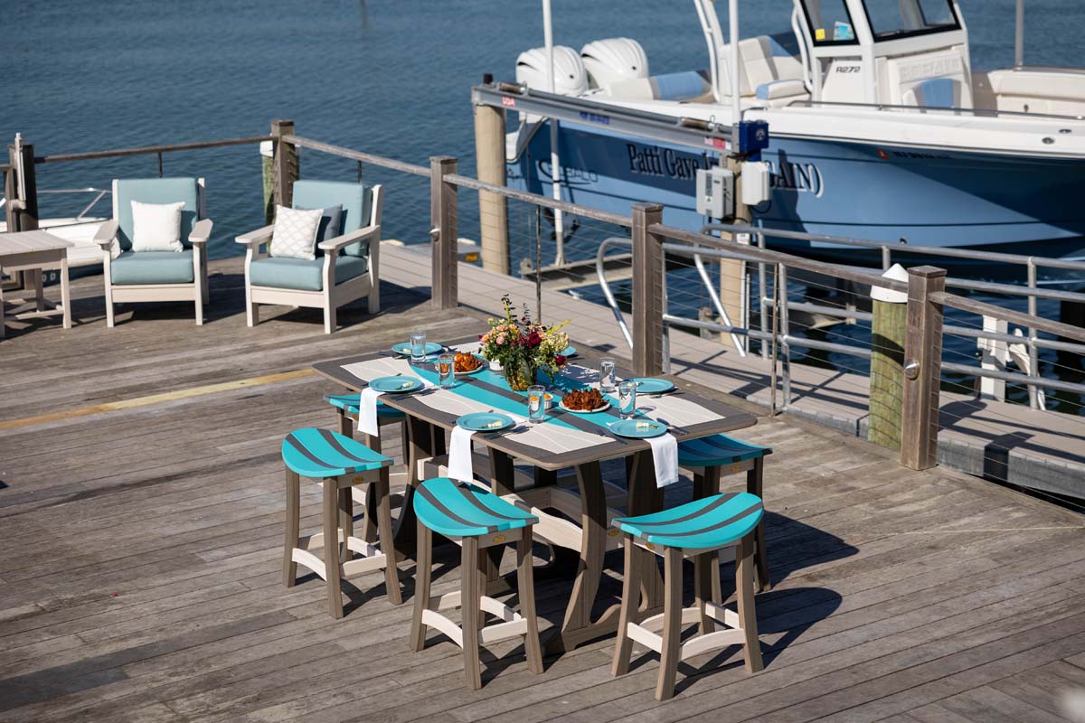 Wave Surfboard Bar Table