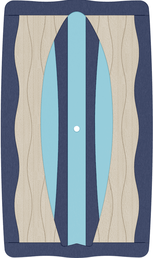 Wave Surfboard Counter Table