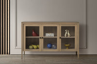 Menlo 3 Door Display Cabinet