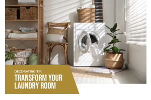 Tips for decorating your laundry room
