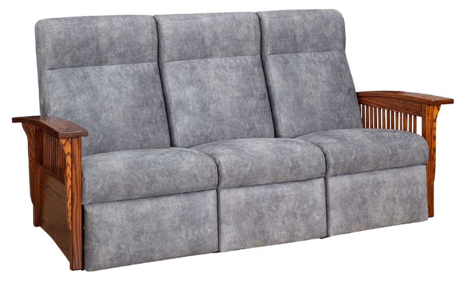 Solid Wood Mission ZeroWall Reclining Sofa Hearthside Furniture