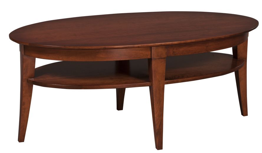 Oval Coffee Table Made from Cherry