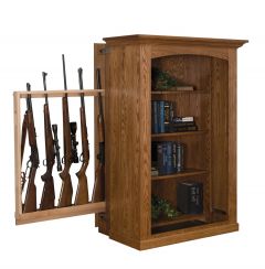 Small Hidden Gun Cabinet Bookcase