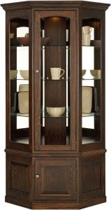 Large Deluxe Corner Curio