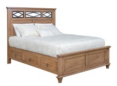 Crescent Creek Iron Storage Bed
