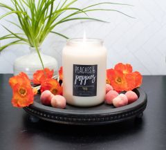 Peaches & Poppies Soy Candle