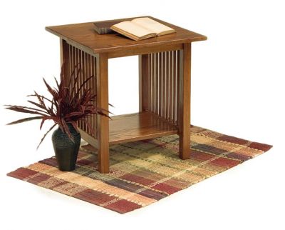 Mission Square End Table