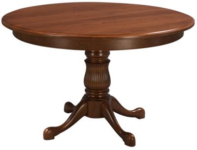 Reeded Pedestal Extension Table