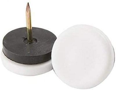 Nail-On Nylon Chair Leg Glides for Carpet & Rugs, 7/8"