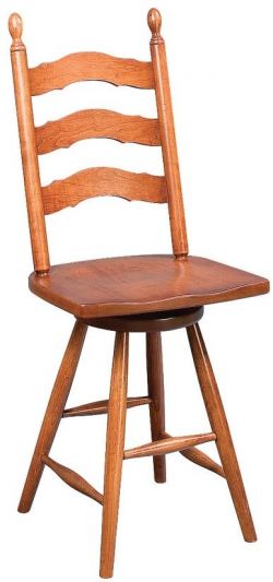 French Country Swivel Stool