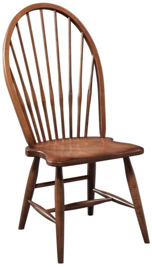 Windsor High Back Side Chair - Plain Leg