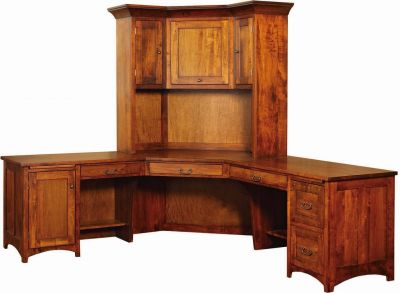 Belmont Corner Desk w/Hutch