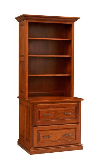 Office Pro Lateral File w/Bookcase