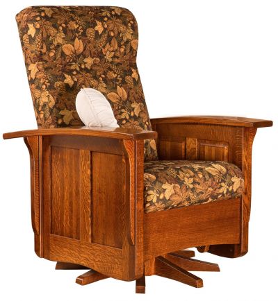 Paneled Mission Swivel Glider
