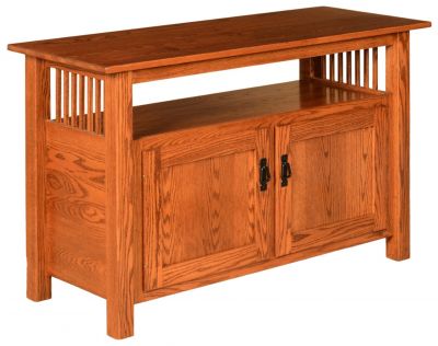 Mission Two Door Entertainment Center