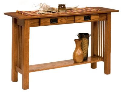 Mission 2 Drawer Sofa Table