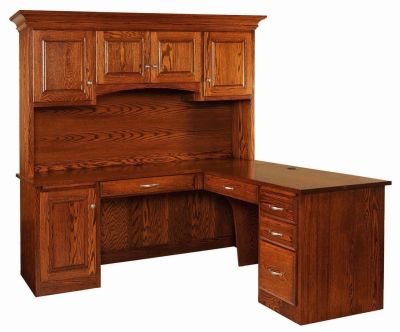 Hampton Hutch Top Corner Desk