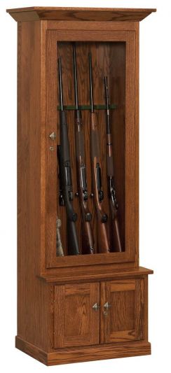 6 Gun Wall Cabinet