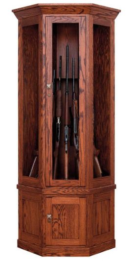 7 Gun Corner Cabinet