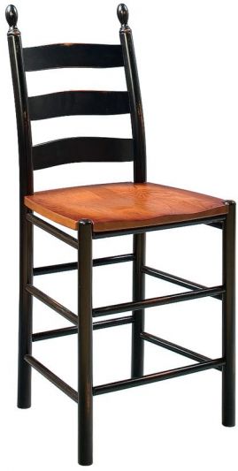 Shaker Ladderback Stool