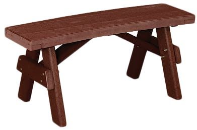 Garden Curved Poly Bench