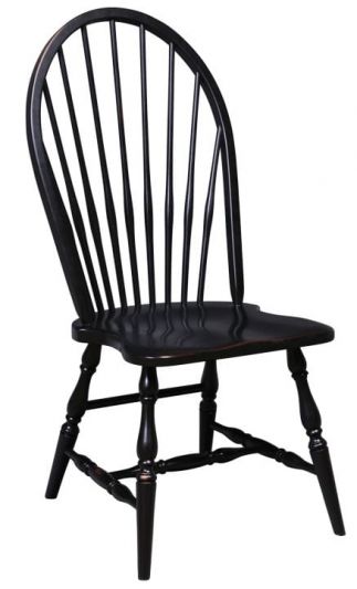Windsor High Back Side Chair - Detailed Leg