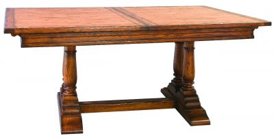 English Trestle Extension Table