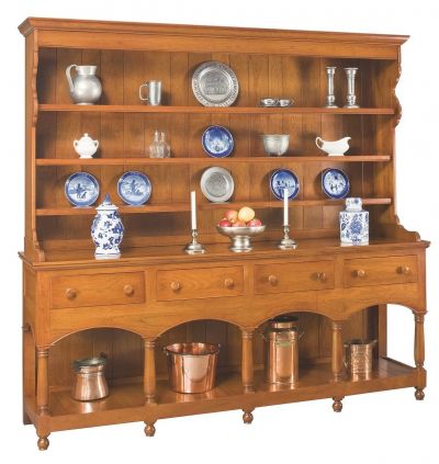 Tuscany Four Arch Buffet w/Delft Rack