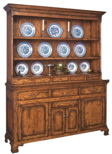 English Buffet w/Delft Rack