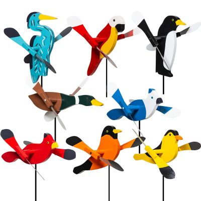 Decorative Whirlybird Yard Spinner