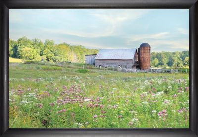 Summer On The Farm - 24x36 - Simple Black Frame