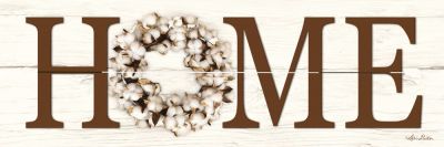 Cotton Home - 6x18 - Rustic Pallet Art