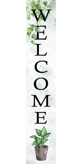 Plant Welcome Porch Sitter - 8" x 43"