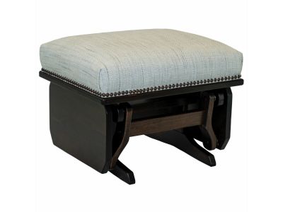 Mission Gliding Ottoman With Solid Sides