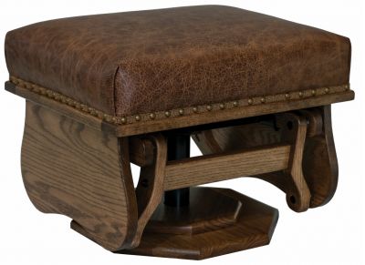 Buckeye Swivel Gliding Ottoman