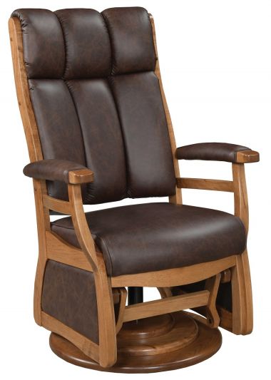 Paris High Back Swivel Glider Rocker