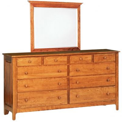 Shaker Master Dresser w/Mirror