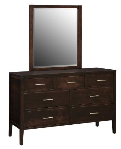 Albany Square Double Dresser w/Mirror