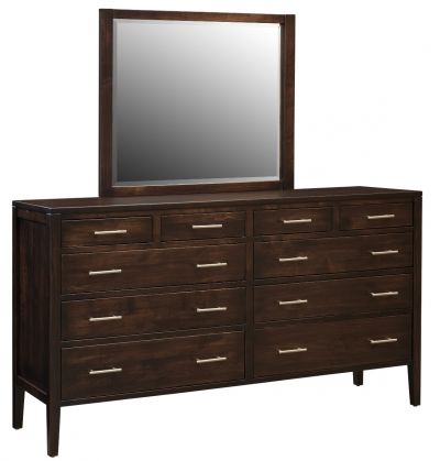Albany Square Triple Dresser w/Mirror