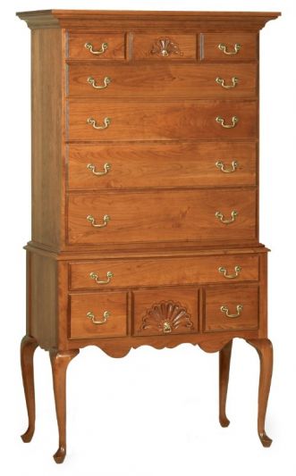 Colonial Flat Top High Boy