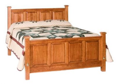 Shaker Raised Panel Bed