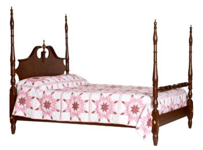 Colonial Pediment Bed