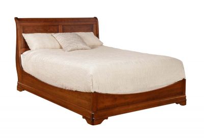 Calais Sleigh Bed w/Low Footboard